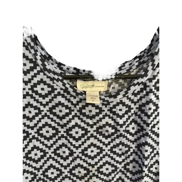 JACLYN SMITH TOP SIZE XL BLUE TOP - Picture 2 of 3